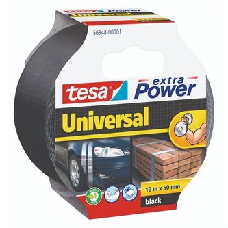 Textilní opravná páska Tesa, černá 50 mmx10 m