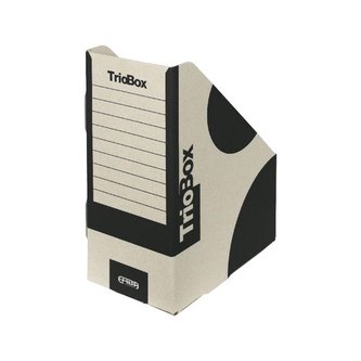 Stojan na časopisy Emba Trio - A4,13cm,černý,1 ks