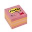 Minibločky Post-it, v kostce, 51 x 51 mm, pink