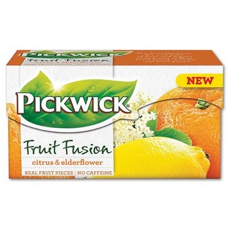 Ovocný čaj Pickwick citrus a bezový květ, 20x 2 g