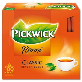 Černý čaj Pickwick Ranní, 100 ks