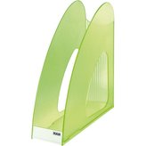 Stojan na časopisy TWIN, transparentní zelený