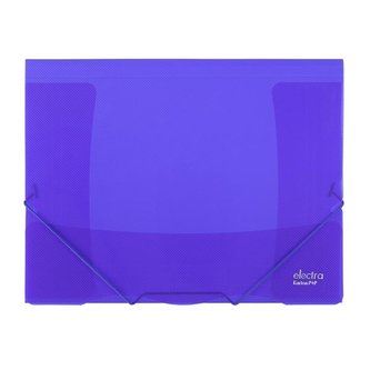 Desky s chlopněmi Electra, A4, tmavě modrá