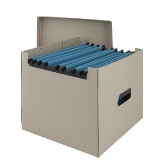 Krabice s víkem na závěsné desky EMBA