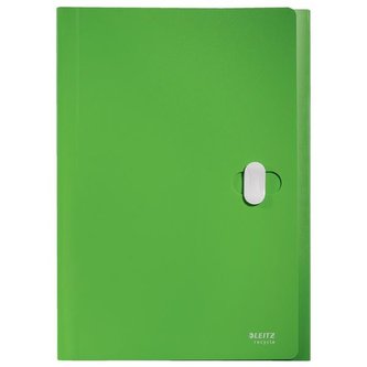 Aktovka přihr.Leitz RECYCLE-A4,eko.,5 přihr.,zel.