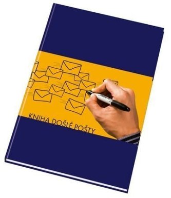 Kniha došlé pošty s tuhými deskami