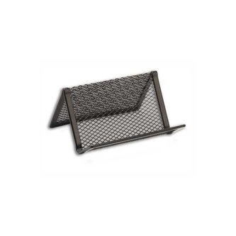 Drátěný stojánek na vizitky, černý