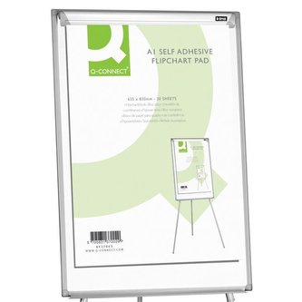 Blok flipchartový samolepicí Q-Connect - čisté,2ks