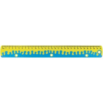 Pravítko KEYROAD 30cm, Coral, zelené