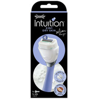 Wilkinson Sword Holicí strojek Intuition Slim Dry Skin + 1 náhradní hlavice woman