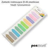 Zakładki indeksujące 12x44mm 10x20szt plastikowe