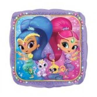 Balónek foliový standard Shimmer a Shine