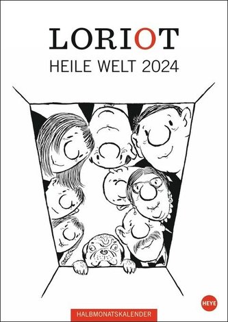 Loriot Heile Welt Halbmonatskalender 2024