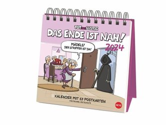 Holtschulte, M: Tot aber lustig Premium-Postkartenkalender 2024