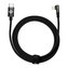 Baseus úhlový kabel USB-C - Lightning, 20W 2m, černý