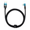 Baseus úhlový kabel USB-C - Lightning 20W, 1m, modrý