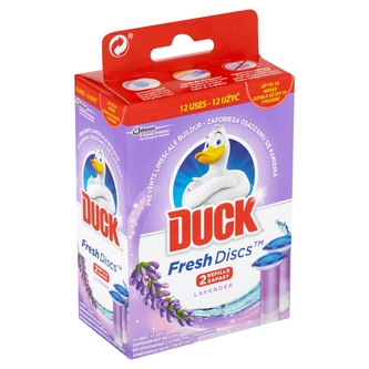 Duck Fresh Discs čistič WC náplň s vůní levandule 2 x 36 ml