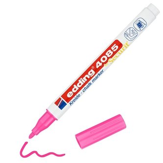 Křídový popisovač na sklo edding 4085,neon růžový
