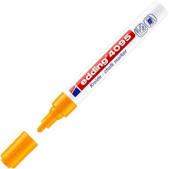 Křídový popisovač na sklo Edding 4095, oranžový