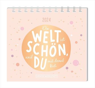 Mini-Kalender 2024 Die Welt ist schön