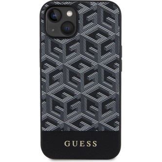 Guess PU G Cube MagSafe kryt iPhone 13 černý