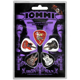 Kytarová trsátka Tony Iommi: Iron Man set 5 kusů (15 x 11 cm)