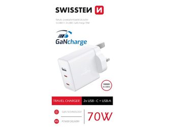 Adaptér cestovní SWISSTEN 22045500 pro použití z ČR ve Velké Británii