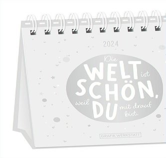Tischkalender 2024 Die Welt ist schön