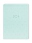 Terminplaner Lederlook 2024 Mint