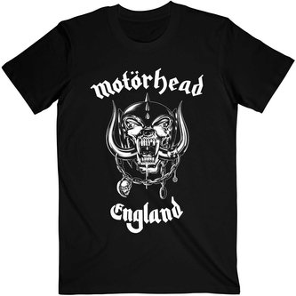 Pánské tričko Motorhead: England (2XL) černá bavlna