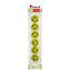 Magnesy do tablic emotikony 30mm żółte
