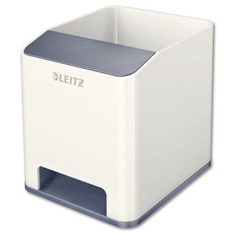 Stojánek na tužky Leitz WOW, bílý /šedý
