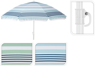 Slunečník plážový / balkónový STRIPES