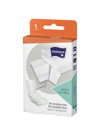 Matopat soft netkaná náplast s polštářkem na stříhání 6 cm x 50 cm