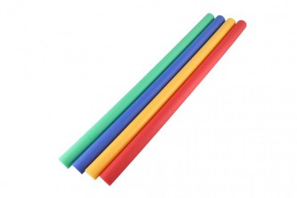 Vodní tyč plavací pěnová trubice 160cm průměr 6cm 4 barvy 24ks v boxu