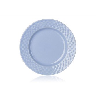 Talíř dezertní 19,6cm, reliéf, modrý, stolování, KPB-8SEC-BL