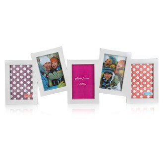 HOME DECOR Fotorámeček na 5 foto 61,7 x 23 x 1,8 cm