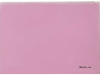 Koperta A4 na suwak C4604 różowa