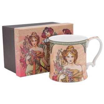 HOME ELEMENTS Hrnek 360 ml, Mucha Jaro