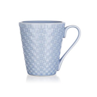 Hrnek 290ml, reliéf, modrý, stolování, KPV-02CMEC-BL