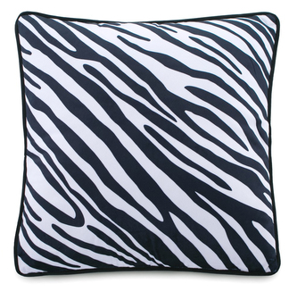 Polštář FUNNY černá/bílá 45x45 cm Mybesthome