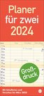 Großdruck Planer für zwei 2024