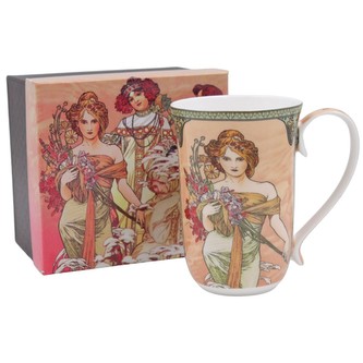 HOME ELEMENTS Hrnek 400 ml, Mucha Jaro