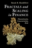 Fractals and Scaling in Finance