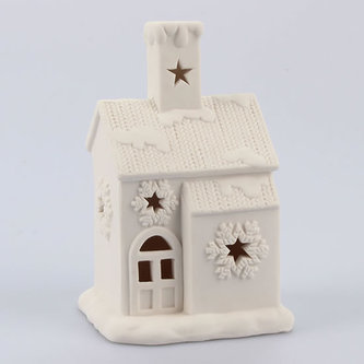 Porcelánový LED dům