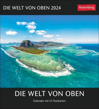 Die Welt von oben Postkartenkalender 2024