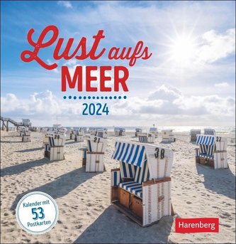 Lust aufs Meer Postkartenkalender 2024