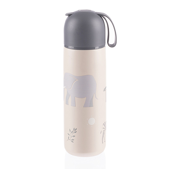 Termoska na tekutiny se silikonovým držákem 400 ml, Safari