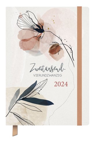 Terminkalender Classic Timer Blütenzauber 2024