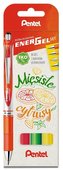 Pióro kulk. EnerGel cytrusy 4 kolory PENTEL